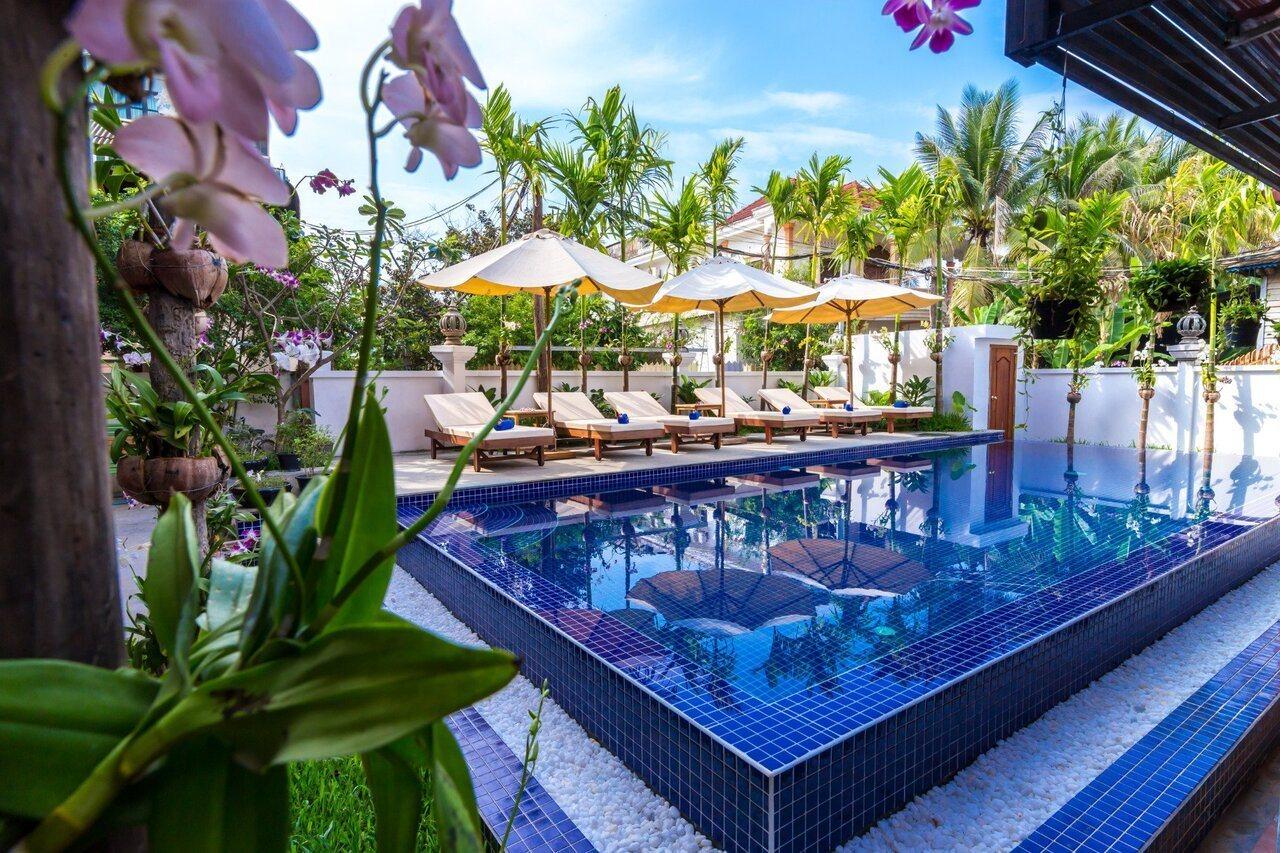 The Unique Angkor Villa Siem Reap Exteriör bild